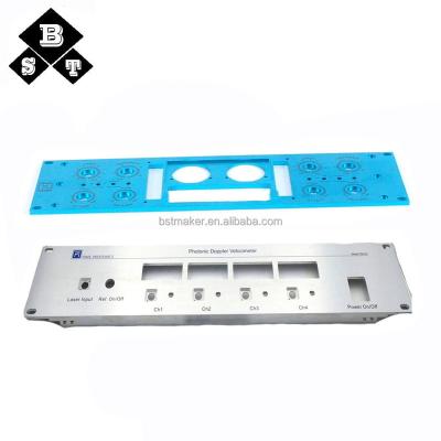 China Precision Audio Front Panel Part CNC Mechanical Custom Faceplate for sale