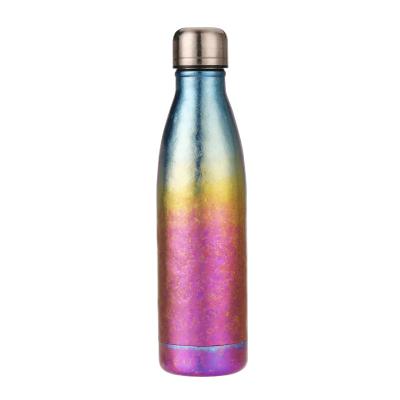 China Eco-friendly titanium water bottle double wall sports bottle for backpacking recycling water bottle for camping and hiking for sale