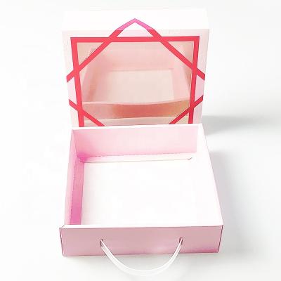 China Recyclable Fancy Wig Packing Box Custom Logo for sale