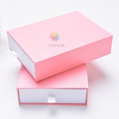 China Recycled Materials Like Jewelry Boxes Factory Recycled Drawer Boxes Jewelry Gift Box Paper Packaging for sale