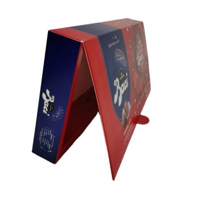 China Recyclable Custom Luxury Jewelry Printing Black Cardboard Paper Packaging Flip Top Closure Gift Box With Lid for sale