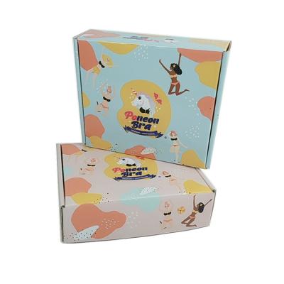 China Recycled Materials Like Baby Set Gift Box Baby Box Top Selling Gift For Clothes Pajamas for sale