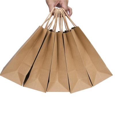 China Recycled Materials Fast Delivery Shopping Paper Bag Recyclable Gift Bags With Custom Logo for sale