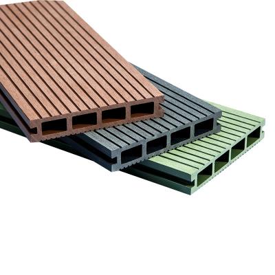 China CZE FLOOR China Traditional / 3D Gray / White Pool Wrapped Hollow Solid Embossing Co-Extruded Co-Extruded WPC Wood Plastic Decking Exterior for sale