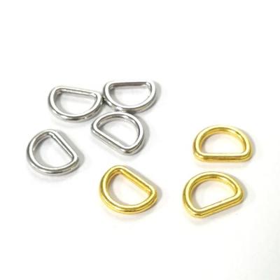 China Cheap High Quality Shoe Accessories Oval Shoe Buckle Hardware Zinc Alloy D-Ring Clip for sale