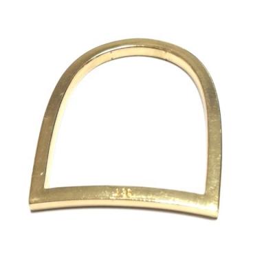 China Safety Factory Shoe Hardware Buckle Gold Silver Heel Ring Custom Heel Sheet For Shoe Heel for sale