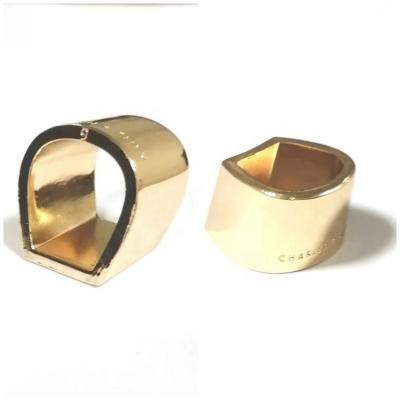 China Custom Safety Factory Shoe Hardware Buckle Gold Silver Heel Ring Heel Buckle For Shoe Heel for sale