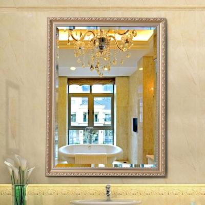 China Bathroom Contemporary Simple High Quality Wall Mounted Toilet Plastic PS Glass Mirror Espejos Decorativos for sale