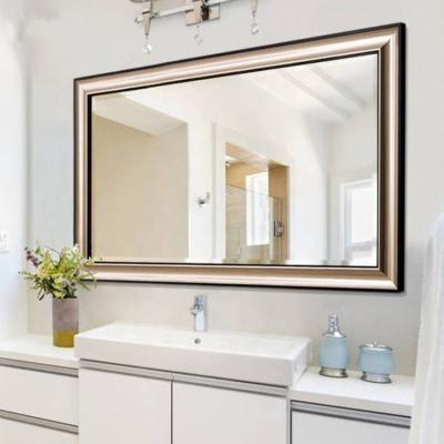 China New Design Contemporary Custom Bathroom High Quality Bathroom Mirror With Metal Frame for sale