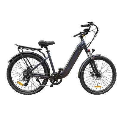 China Fast Delivery 26inch 250W City Ebike Fat Electric Mountain Bike Electric Bike Adults Step Through City Electric Bike for sale