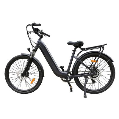 China Hot Selling City Ebike Adult 250 Watt Motor e Bike Electric Bicycle Wide Range Electric City Bike for sale