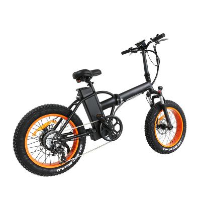 China China 20x4.0 Electric Snow Fat Tire 48v 500w 750w Customized Motor Rear Ebike Mountain Bike Fat Tire Folding Fat Tire Bike Electric Bicycle for sale