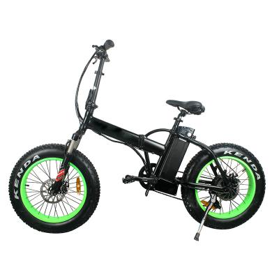 China Moutain 500W 750W Electric Bicycle 2022 48V 14Ah Lithium Battery Rear Motor Folding Electric Bike Mini Fat Tire Foldable E Bike for sale