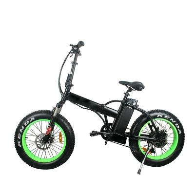 China Mini e bicycle 20 inch 500w 48v electric bicycle Moutain fat tire folding electric bike fatbike ebike for adults for sale