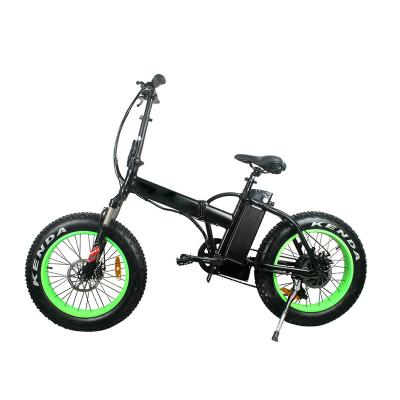 China Moutain electric bicycle 48v 14ah lithium battery folding mini electric foldable bicycle 750W fat tire ebike for sale