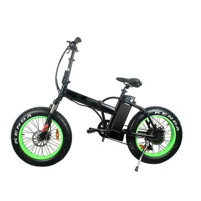 China Moutain Electric Bicycle Low Price 20 Inch 48V 500W 750W 1000W Folding Electric Bicycle Fat Tire Mountain Foldable E Bike for sale