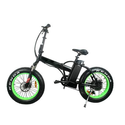 China High Quality Cheap Moutain Electric Bicycle 2022 500W 750W Rear Motor Folding Fat Tire Electric Ebike Mini Foldable Electric Bicycle With CE for sale