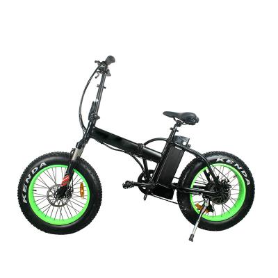 China Low Price 48V 500W 750W 1000W e Bike 20inch Mountain Bike Electric Bicycle Wholesale Folding Electric Foldable Tire for sale