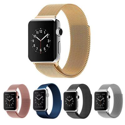 China Fashion KeepWin Metal Band Strap Magnetic Strap Milanese Loop Watch Band For Apple iWatch Series 7 6 5 4 3 2 1 Se for sale