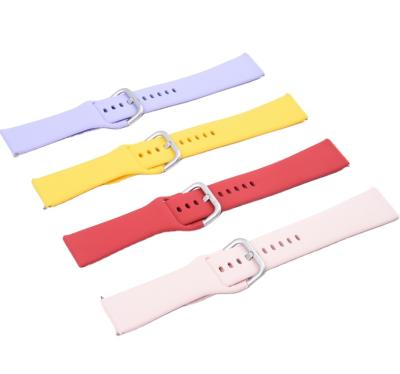 China Keepwin Factory 20mm 22mm Adjustable Silicon Watch Band Strap Watch Band Silicone for Samsung Watch 4 active for sale