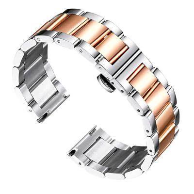 China Free Sample Keepwin Stainless Steel Metal Quick Release Solid Stainless Steel Watch Band For Samsung Watch Band 22mm 20mm 18mm 16mm for sale