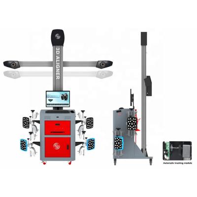 China Tire Service Equipment Easy Maintain 2 Multi-Language Camera System Wheel Aligner Garage 3d Wheel Alignment Machine for sale