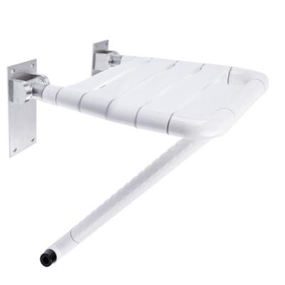 China Won't feel cold when you touch it Handicap Folding Shower Seat Home Safety Wall Mounted Products for sale