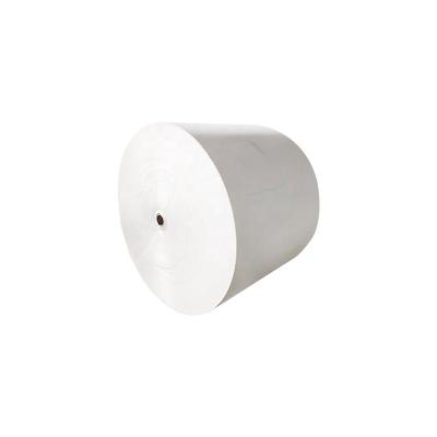 China 100% Biodegradable Wood Pulps White Coated Paper Roll For Paper Cup Fan 150GSM 170GSM 250GSM for sale