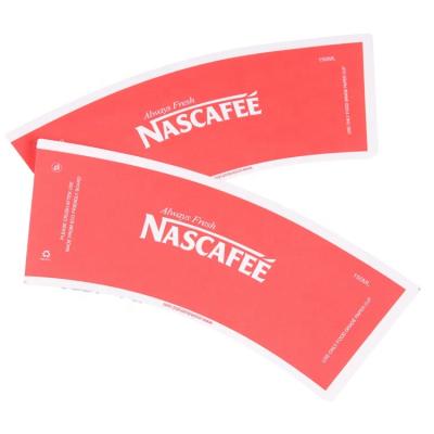 China Manufacturer Food Grade Biodegradable PE Coated Colorful Printed Paper Cup Fan for sale