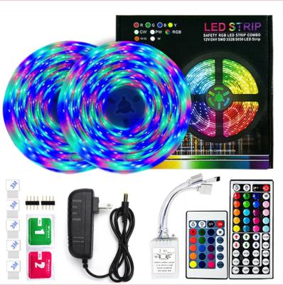 China 5050SMD RGB 30leds/m 20m indoor bluetooths LED light strips IR stickable controller 12V 16 key with RGB light for sale