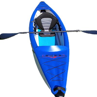 China Safe Pile Professional Hypalon Inflatable Boat Or PVC Aluminum Gear Fishing Kayak for sale