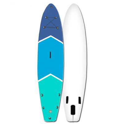 China Safe Wholesale Inflatable SUP Cheap Paddle Board Surfing Paddle Board Blue SUP Sale Inflatable Surf Rack Isup Board for sale