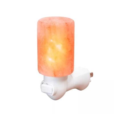 China Universal Unique Gifts Himalayan Salt Night Light, Hand Carved Natural Salt Wall Lamp with 360 Degree Rotatable Socket for sale