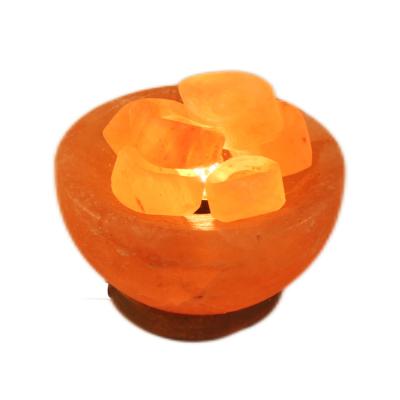 China UK Good Quality USA Rock Bowl Himalayan Fire Salt Lamp Night Light With Ball Heart Boat Block Shape Crafted for sale