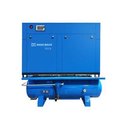 China Building Material Stores Well Packaged 380v Mute Screw Air Compressor With Dryer And Tank For Lasing Cutting for sale