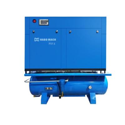 China Building Material Stores Best New State Screw Sale Air Compressor With Lasing Cutting Tank for sale