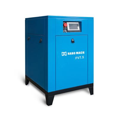 China Building Material Shops Permanent Magnet Variable Frequency Rotary Stationary Screw Air Compressors Vsd 7.5 Kw for sale