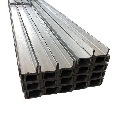 China Galvanized Steel Profile Light Gauge Gi Wall Channel Partition Frame U Channel for sale