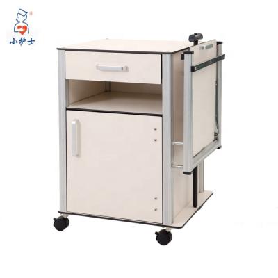 China D-18 plastic bedside cabinet with dining table, hot sale hospital cabinet for sale