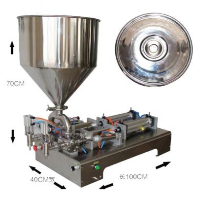 China Semi Automatic Food New Product Paste Liquid Filling Machine for sale