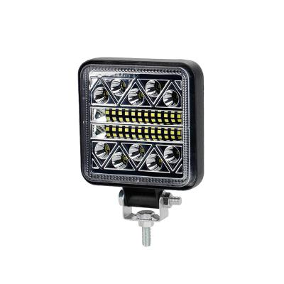 China Aluminum Car Accessories 4inch Square 102w Led Work Light For Truck Tractor 12v Working Light for sale