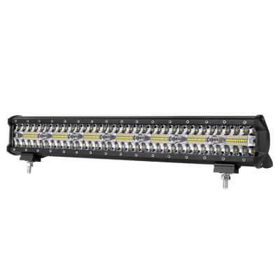 China Off-road vehicles fdn 7 inch 120W 180W 240W 300W 420W triple row led work light bar for white truck 6000K 12v 24v double row led light bar for sale