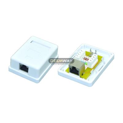 China ABS Outdoor Box Cat6 1port STP Mount Box RJ45 Outdoor Port for sale