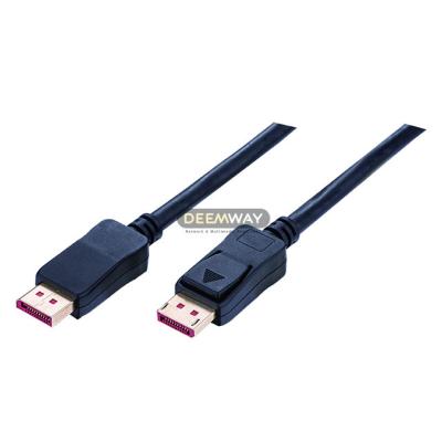 China 4K*8K Displayport Cable 1.4 Male To Male Gold / Nickel DP To DP Cable 4K for sale