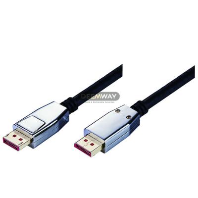 China 8K Gold / Nickel Plated Displayport 1.4 Cable Male To Male Metal Shell Up To 7.5m for sale