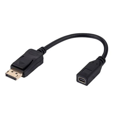 China Black Hot Selling Product Quality 0.15m ABS HDTV Electronic Data Line Displayport Cable for sale