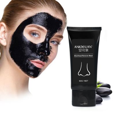 China Bamboo Pore Remover Plant Charcoal Nose Peeling Blackhead Mask Pimple Acne Remover Mud Face Mask for sale