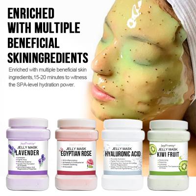 China Private Label Moisturizer Peel Powder Jelly Face Mask Skin Care Rose Jelly Mask Powder Whitening Anti Aging Mask for sale