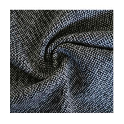 China Brushed Direct Custom Factory 30%Wool 70%Polyester Sueded Fall And Winter Suit Tweed Fabric for sale