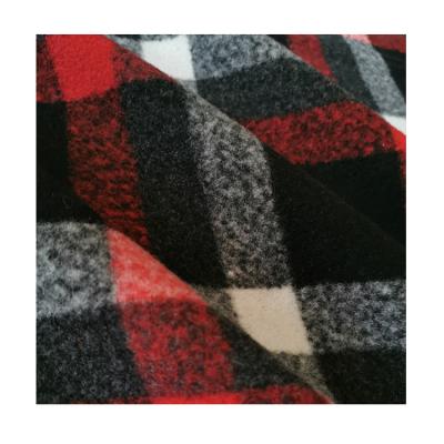 China Wind Proof Factory Direct Custom Plaid 100%Polyester Fall And Winter Textile Fabric for sale